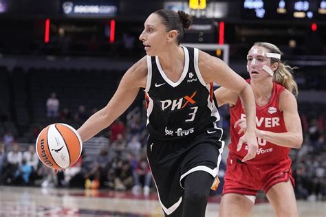 Taurasi moves within 18 points of 10,000 in loss to Fever